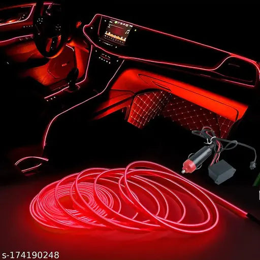 Car Dashboard Neon Lights EL Wire Strip 2 Meters